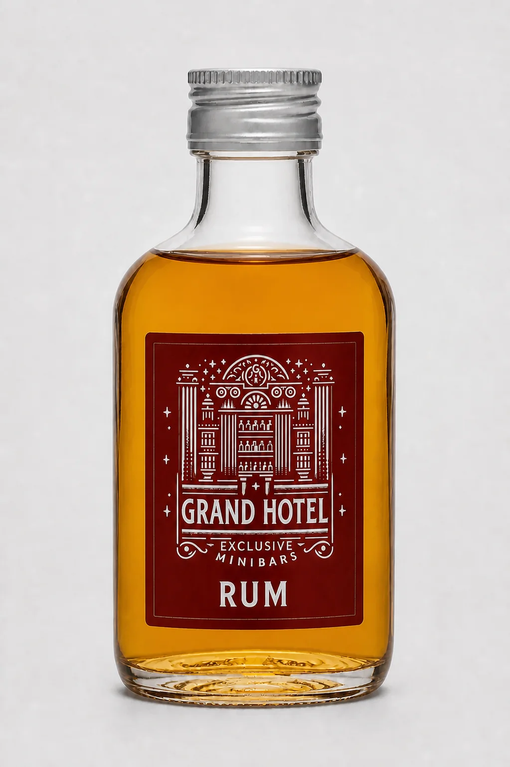 Bottiglia 100 ml di Rum Grand Hotel Minibar