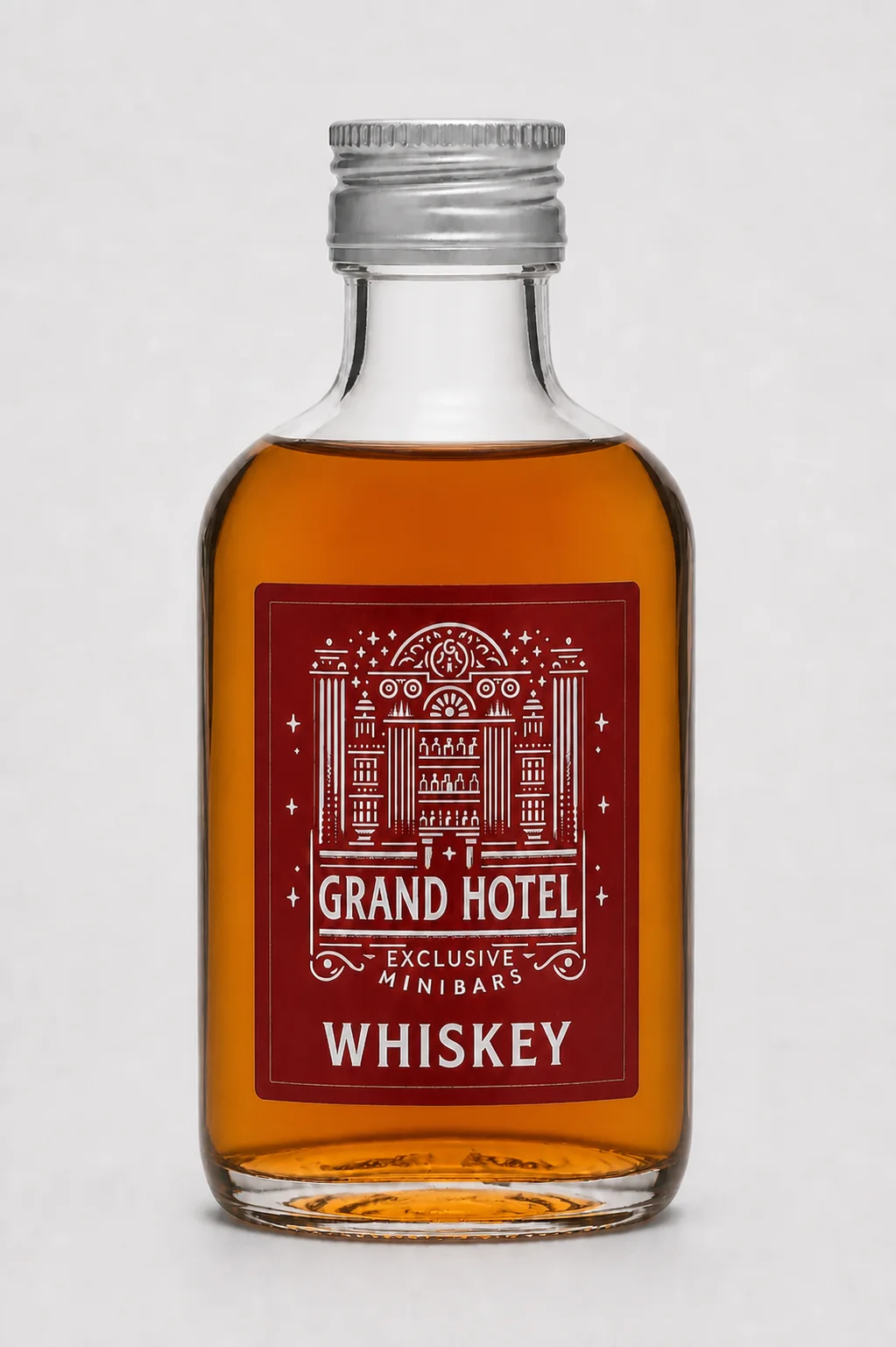 Bottiglia 100 ml di Whiskey Grand Hotel Minibar